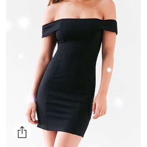 Urban Outfitters Structured Off-the-Shoulder Dress